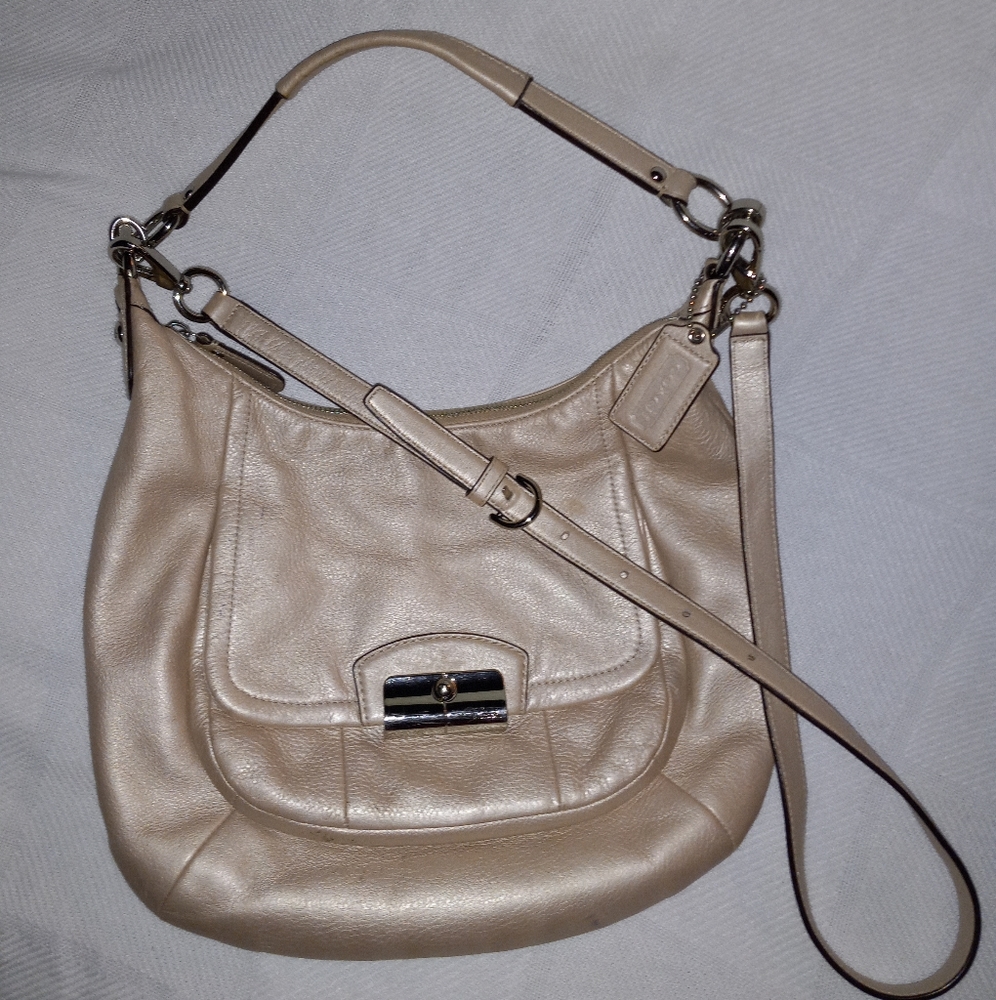 COPY - Authentic- beautiful Coach Kristin Leather Hobo Shoulder Bag!